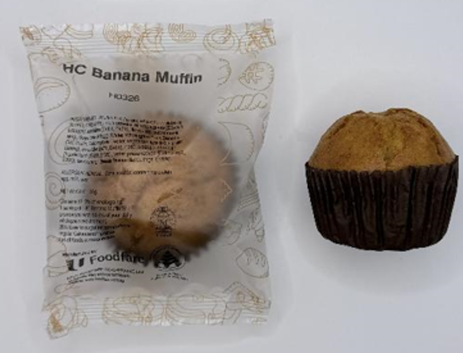 NTUC Foodfare Co-Operative Ltd HC Banana Muffin -60g (Halal)
